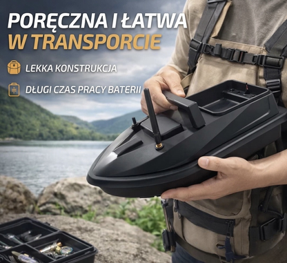 SmartŁowienie – Łódka Zanętowa z Dalekim Zasięgiem 500m